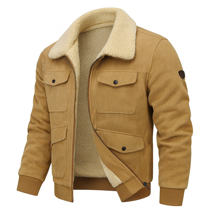 Václav – Bunda s podšívkou z ovčí vlny Sherpa