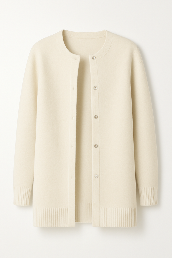 Klára – Prodlužený měkký pletený kardigan