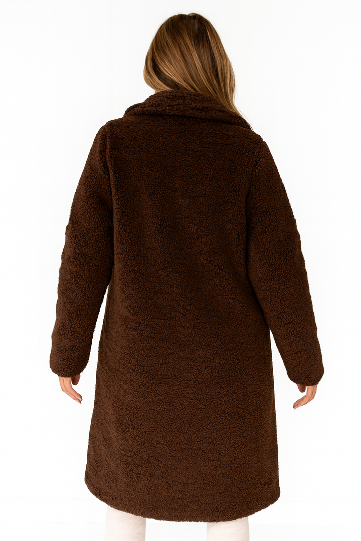 Zuzana – Dlouhý kožíškový kabát