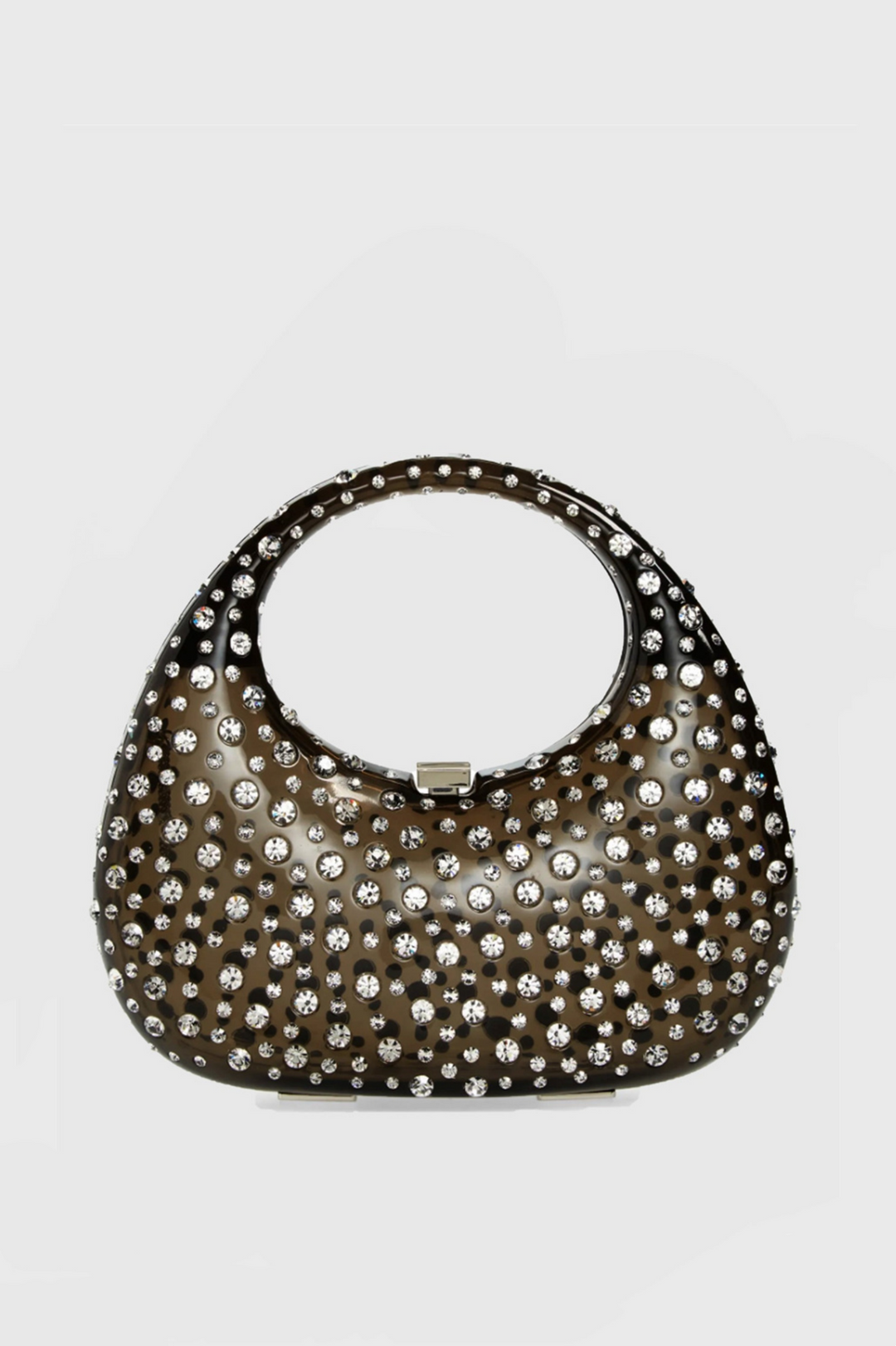 Barbora – Hnědá kabelka s třpytivými kamínky