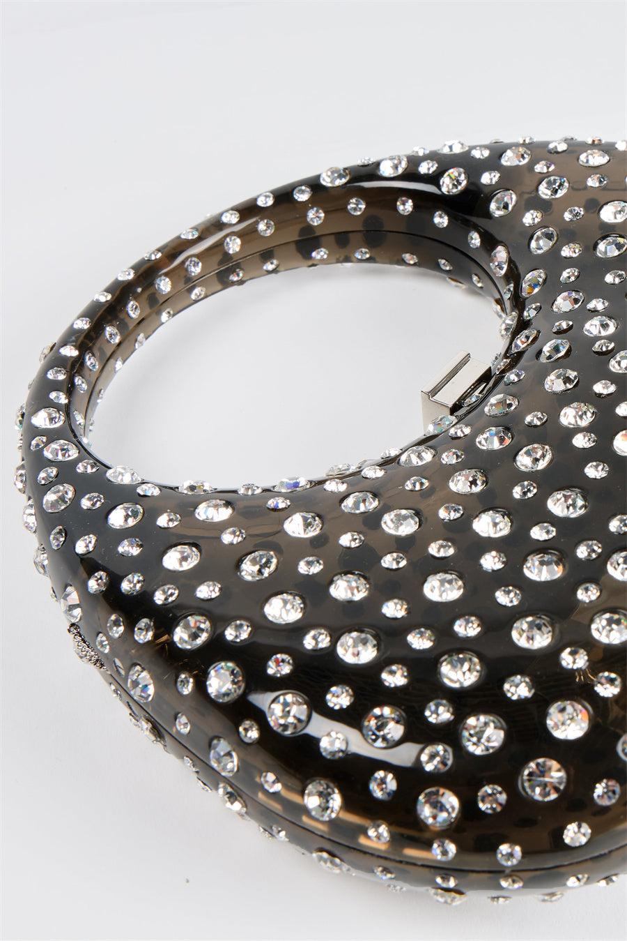 Barbora – Hnědá kabelka s třpytivými kamínky