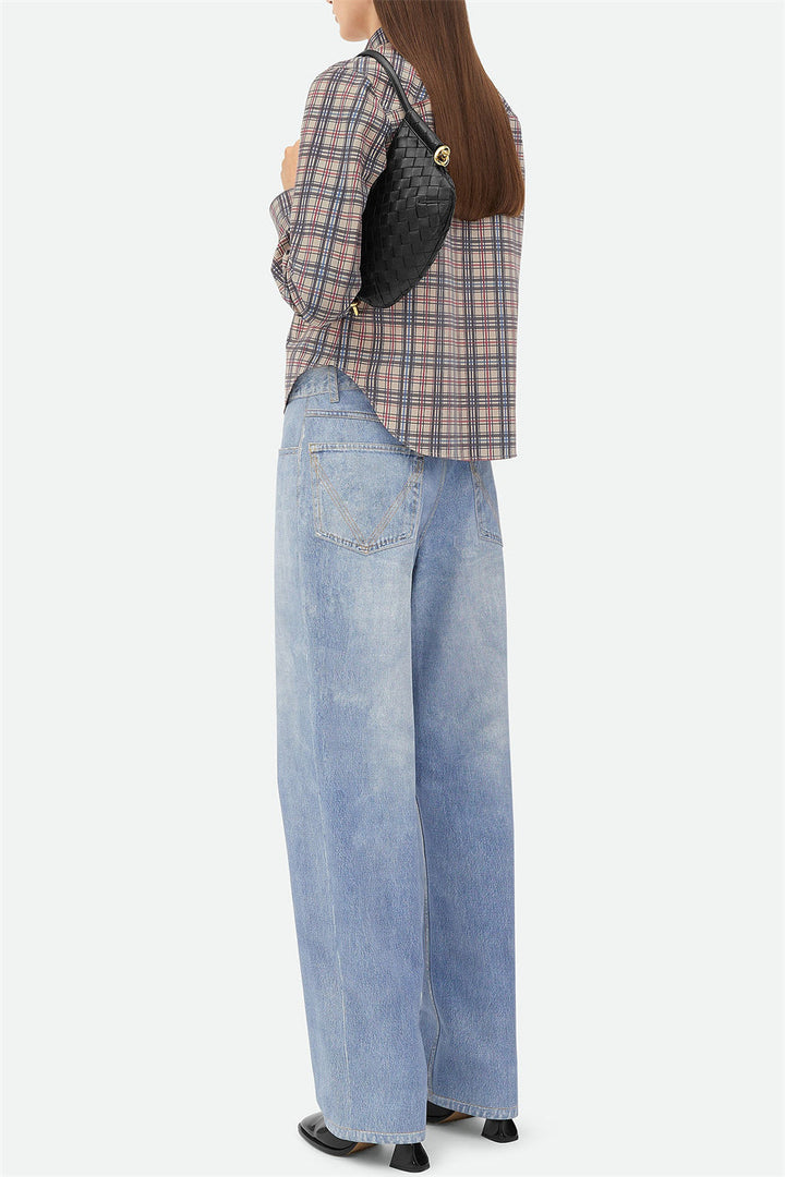 Eliska – Černá pletená kabelka přes rameno