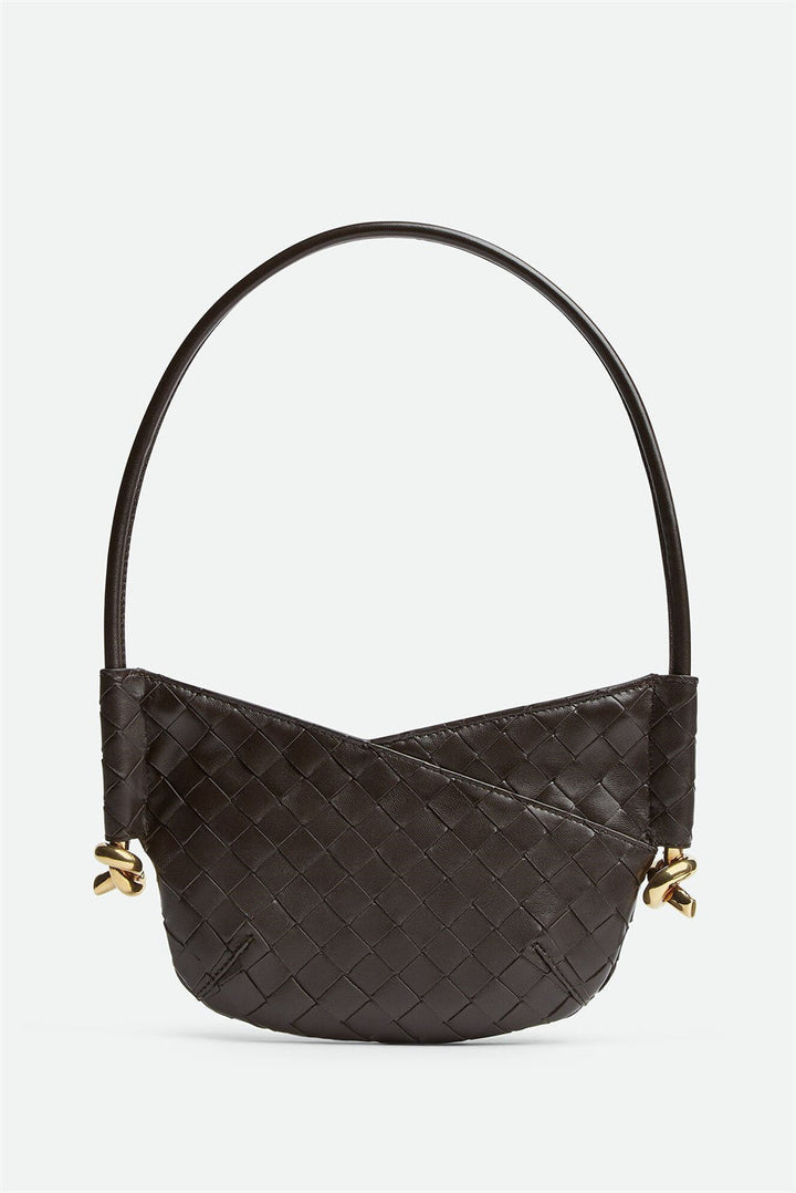 Petra – Černá pletená kabelka přes rameno