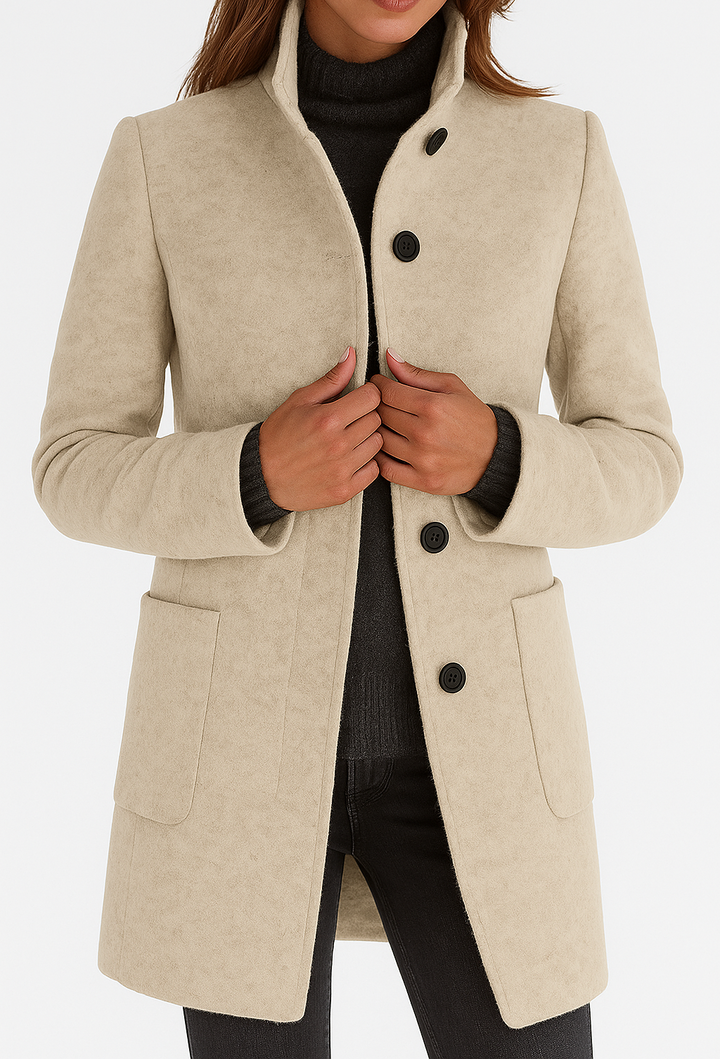 Jana – Minimalistický vlněný kabát