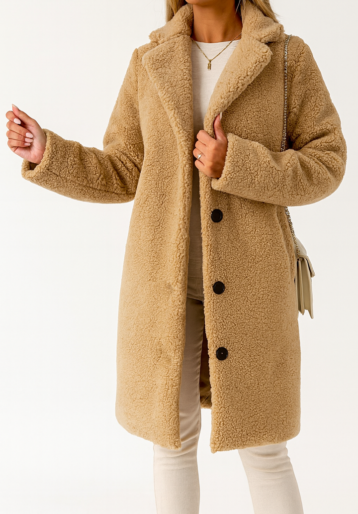 Zuzana – Dlouhý kožíškový kabát