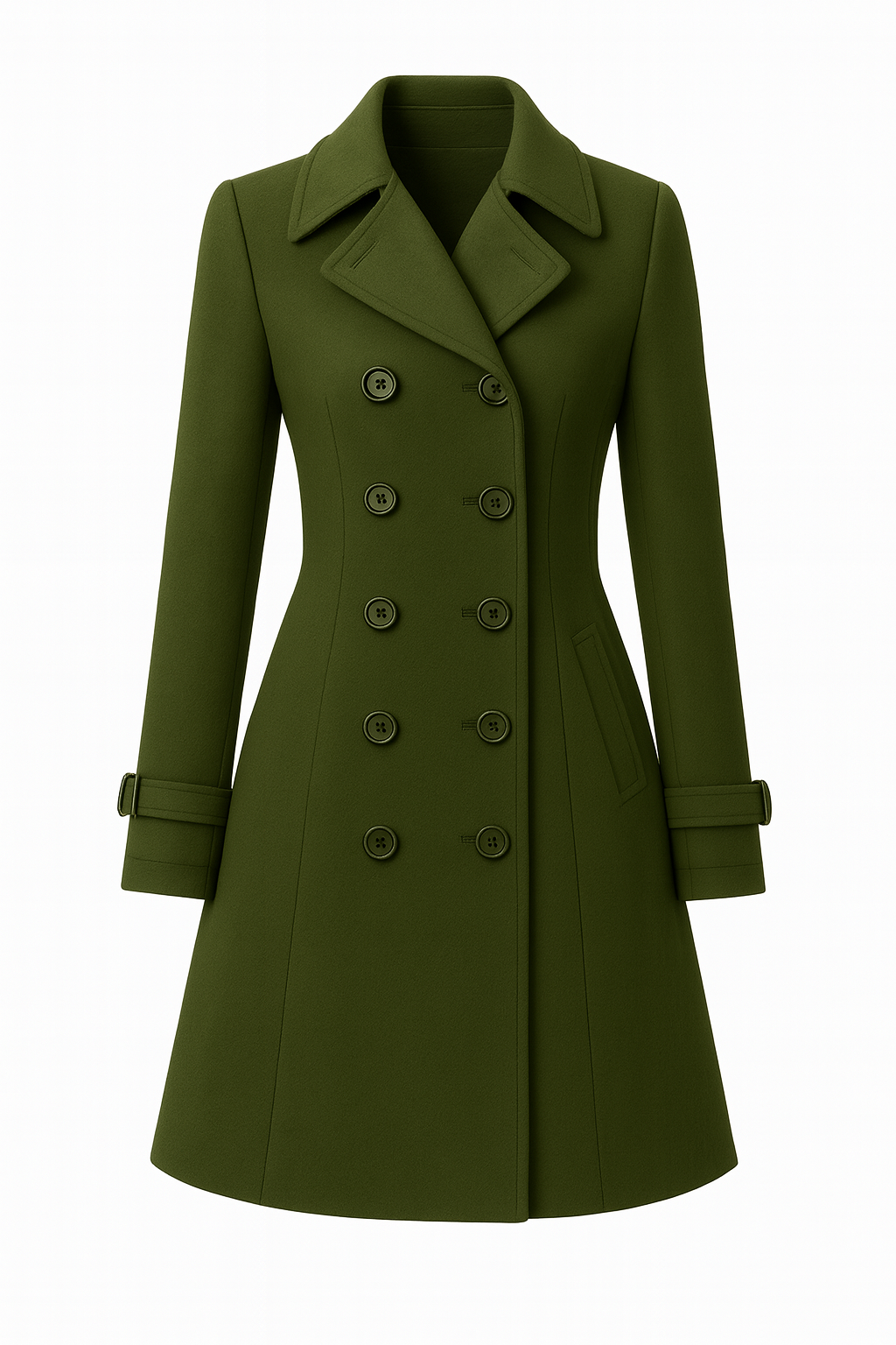 Eliška – Dlouhý dvouřadový kabát
