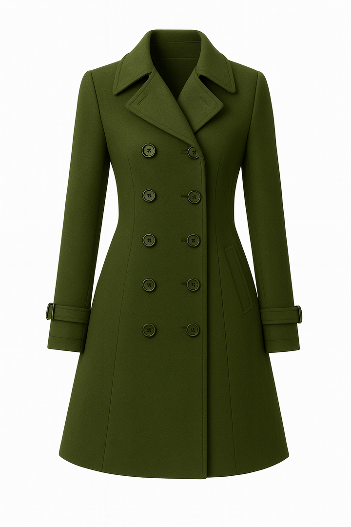 Eliška – Dlouhý dvouřadový kabát