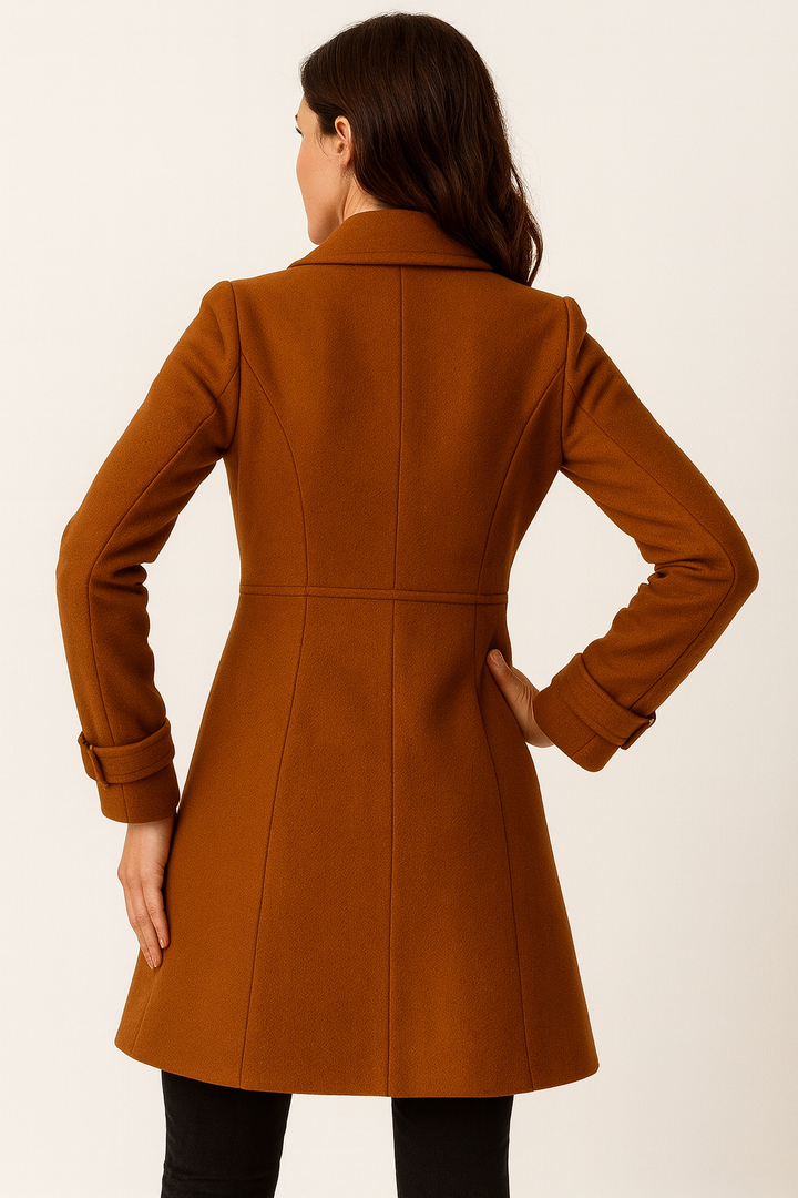 Eliška – Dlouhý dvouřadový kabát