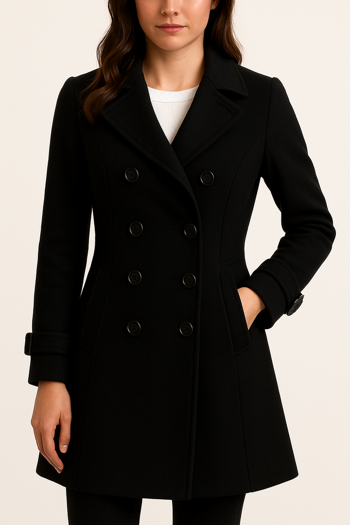 Eliška – Dlouhý dvouřadový kabát