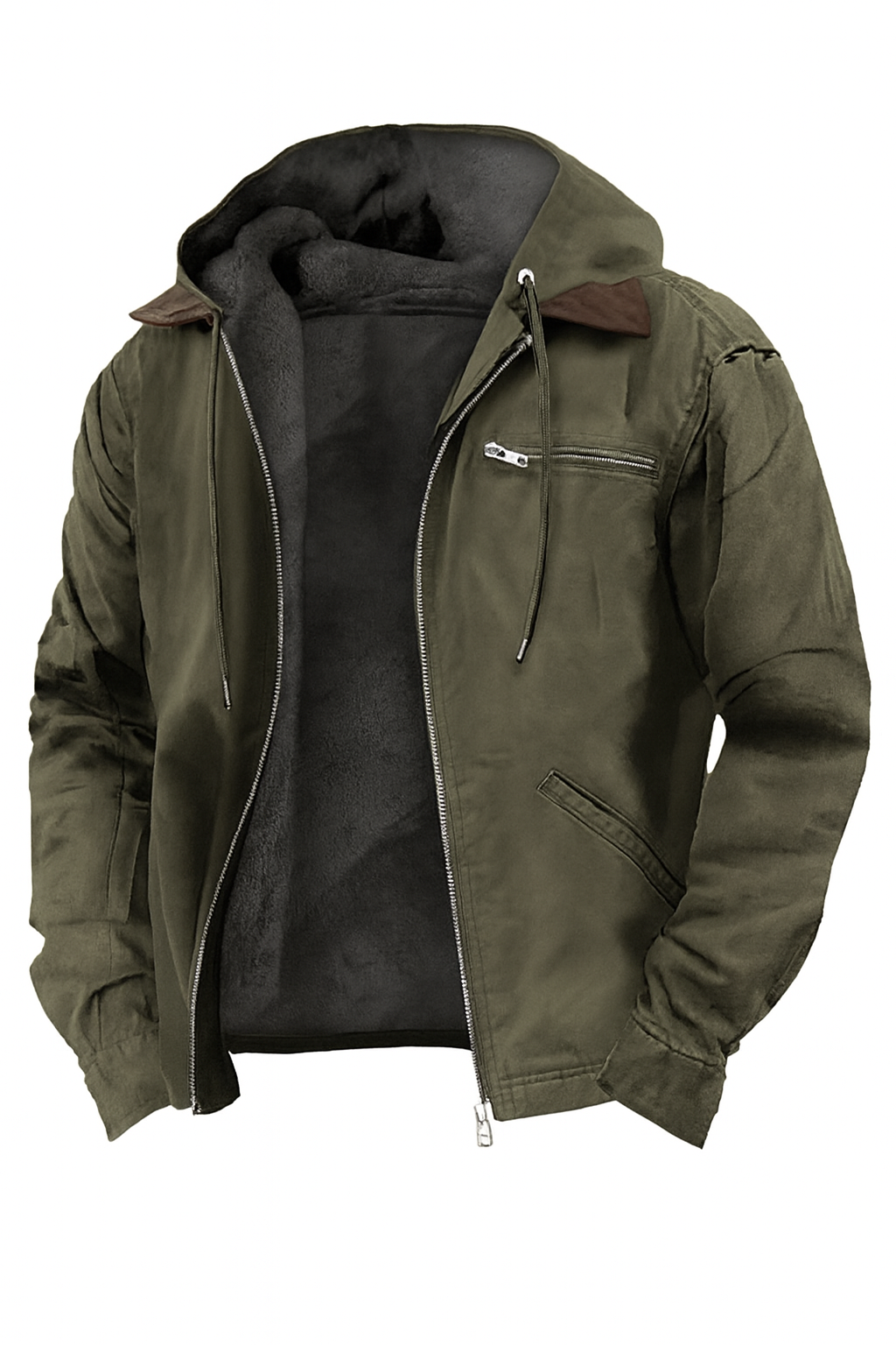 Miroslav – Ležérní bunda s podšitou kapucí